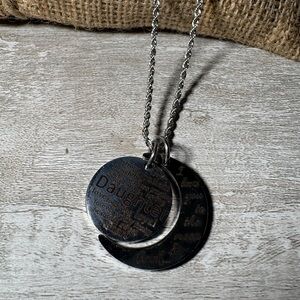 Silver Daughter Pendant Necklace